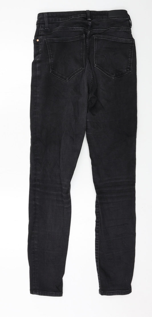 Never Denim Womens Grey  Denim Skinny Jeans Size L L30 in