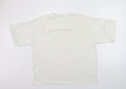 Womens UK Size 6 Missguided White Basic T-Shirt