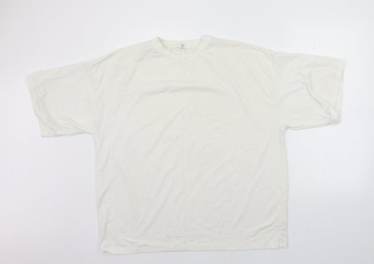 Womens UK Size 6 Missguided White Basic T-Shirt