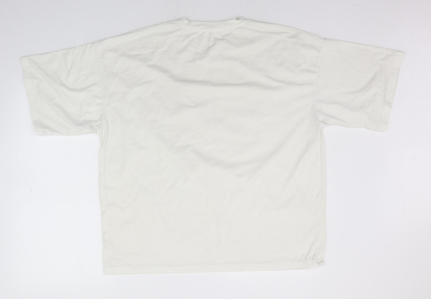 Womens UK Size 6 Missguided White Basic T-Shirt