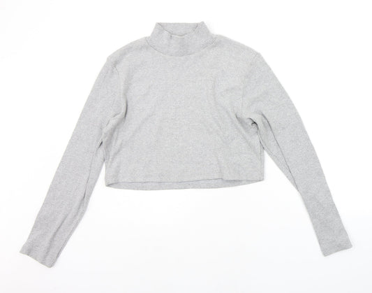 Womens UK Size 16 Missguided Grey Basic T-Shirt