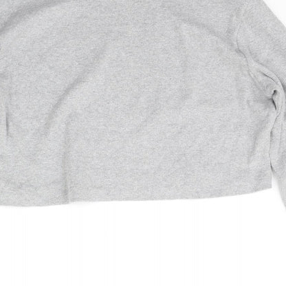 Womens UK Size 16 Missguided Grey Basic T-Shirt