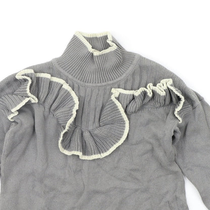 Blue Inc Womens Grey   Pullover Jumper Size 6