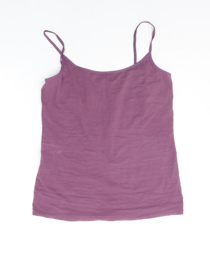 Womens UK Size 14 Marks and Spencer Purple Basic Tank