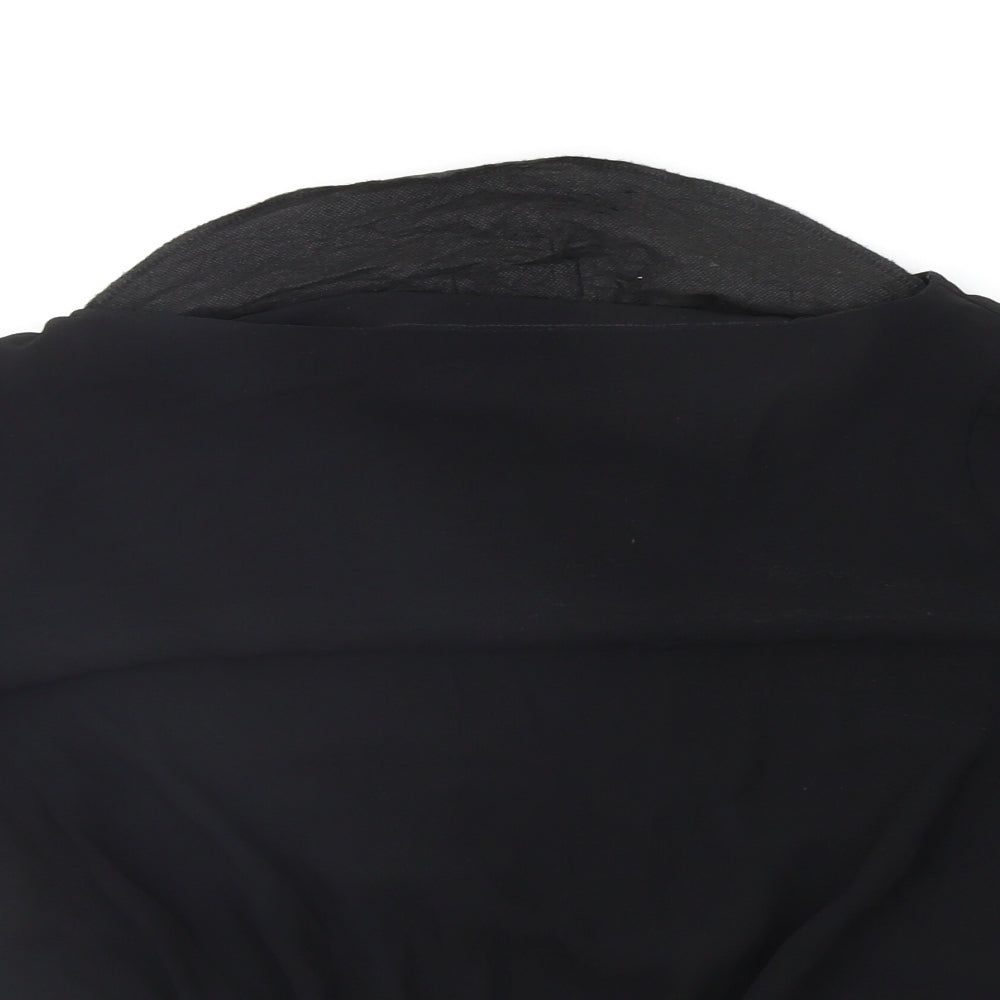 Papaya Womens Black   Basic Blouse Size 10