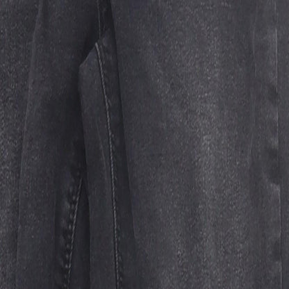 Denim & Co. Womens Grey   Skinny Jeans Size 10 L22 in