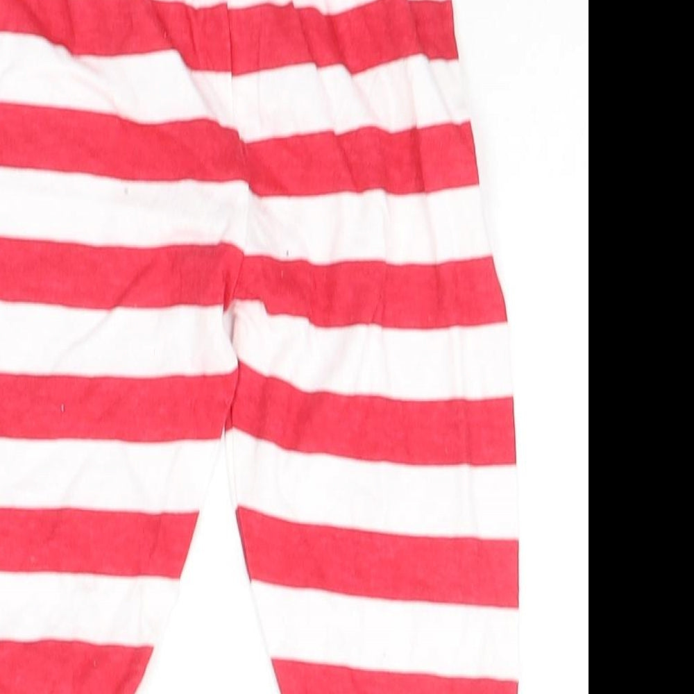 b&M Girls Blue Striped  Jogger Trousers Size 6-9 Months