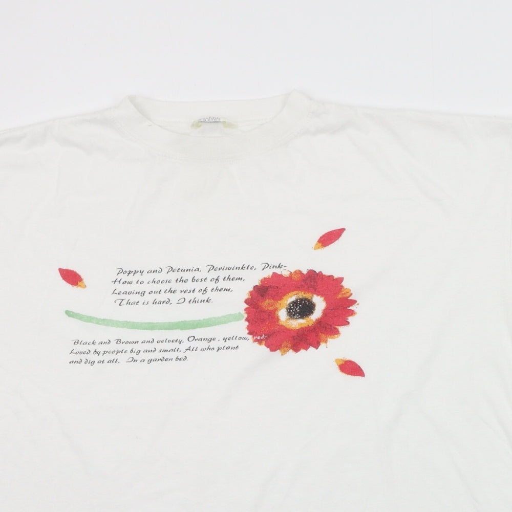 shhhhh Womens White   Basic T-Shirt One Size