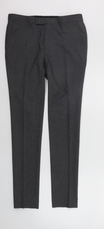 Womens UK Size 28 in ASOS Regular Fit  Grey Trousers