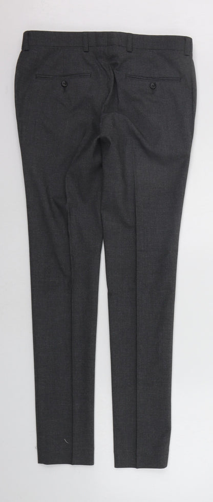 Womens UK Size 28 in ASOS Regular Fit  Grey Trousers