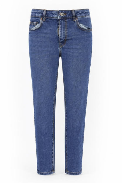Womens UK Size 10 Denim & Co. Regular Fit Straight Blue Jeans