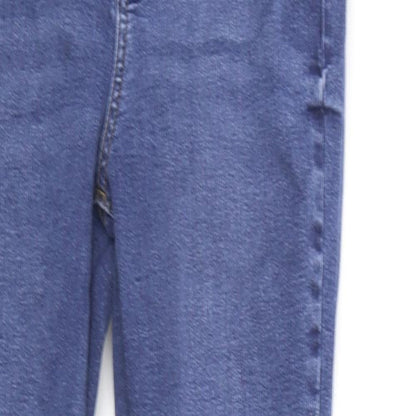 Denim & Co. Womens Blue   Straight Jeans Size 10 L25 in