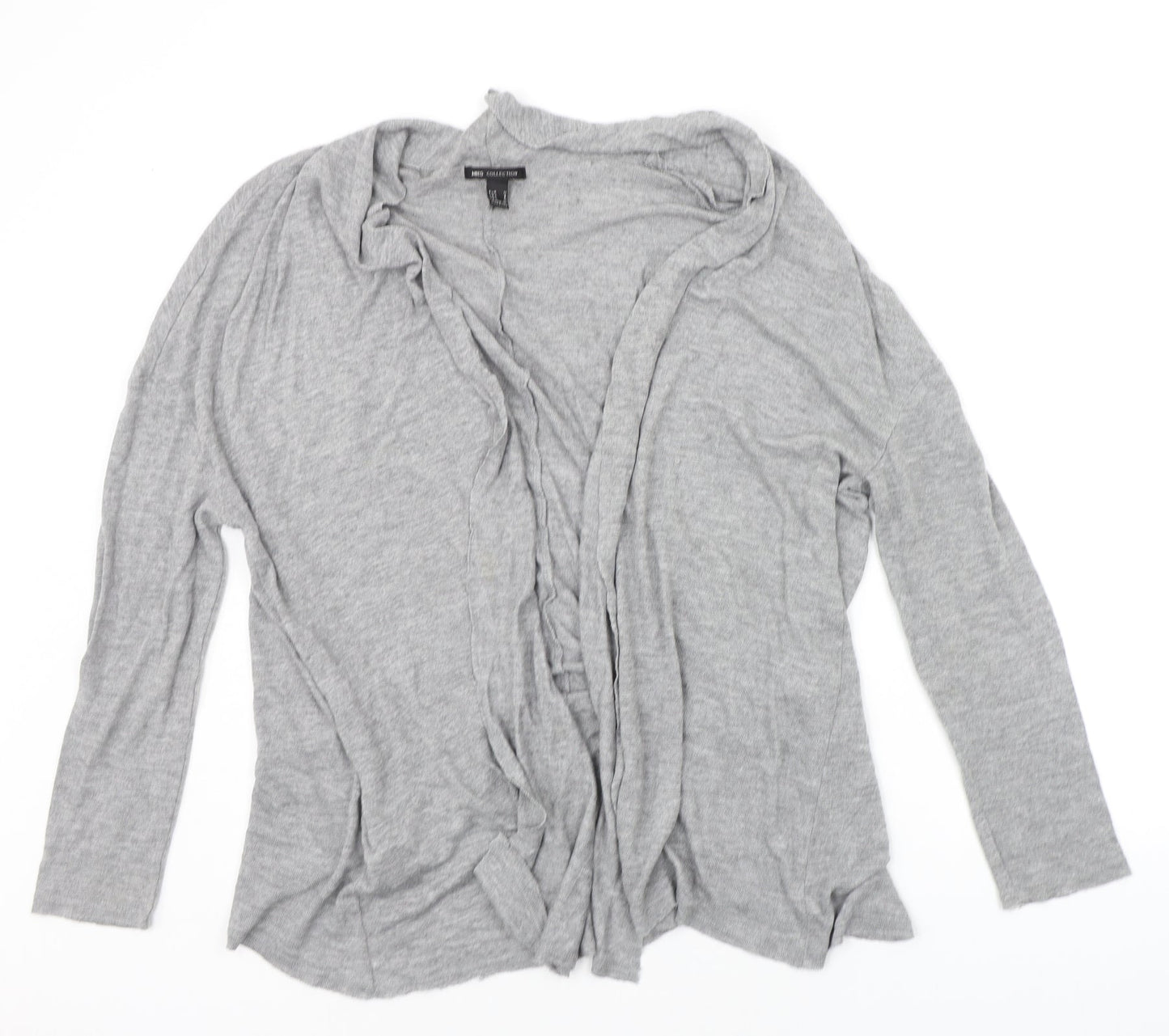 Womens UK Size M MNG Grey Cardigan Jumper