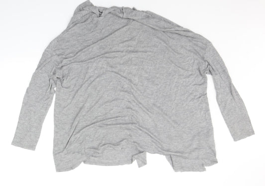 Womens UK Size M MNG Grey Cardigan Jumper