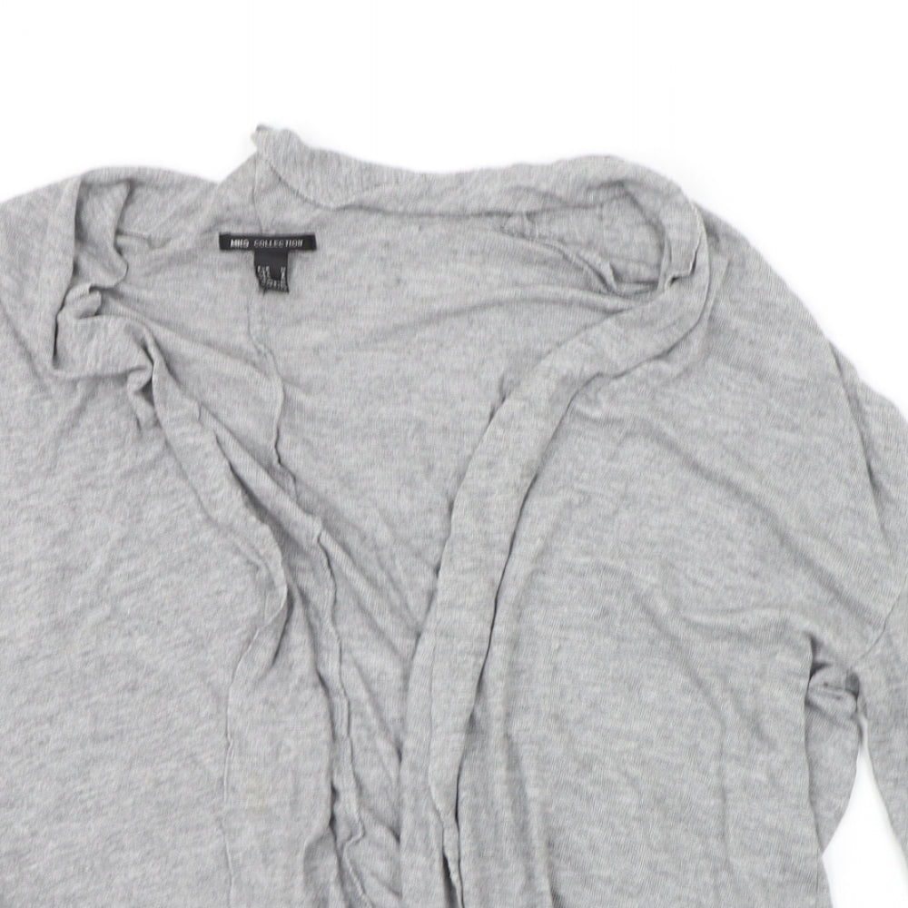 Womens UK Size M MNG Grey Cardigan Jumper