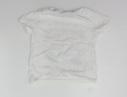 Primark Boys White   Basic T-Shirt Size 3-4 Years  - Super Hero
