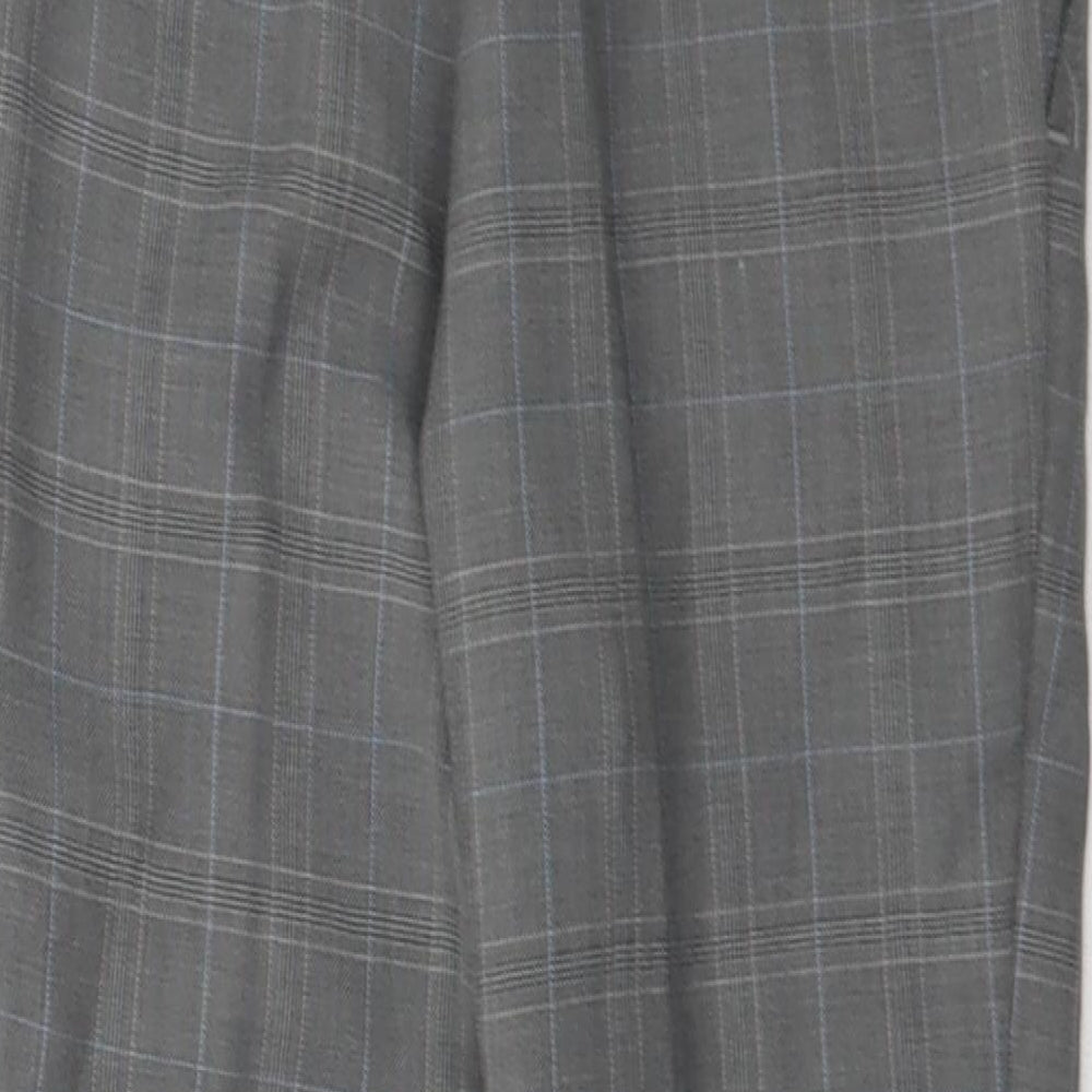 Monsoon Girls Grey Check  Chino Trousers Size 4 Years