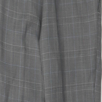 Monsoon Girls Grey Check  Chino Trousers Size 4 Years