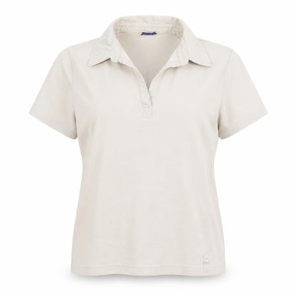 Womens UK Size L Cecil Beige Basic Polo
