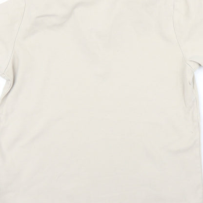 Womens UK Size L Cecil Beige Basic Polo