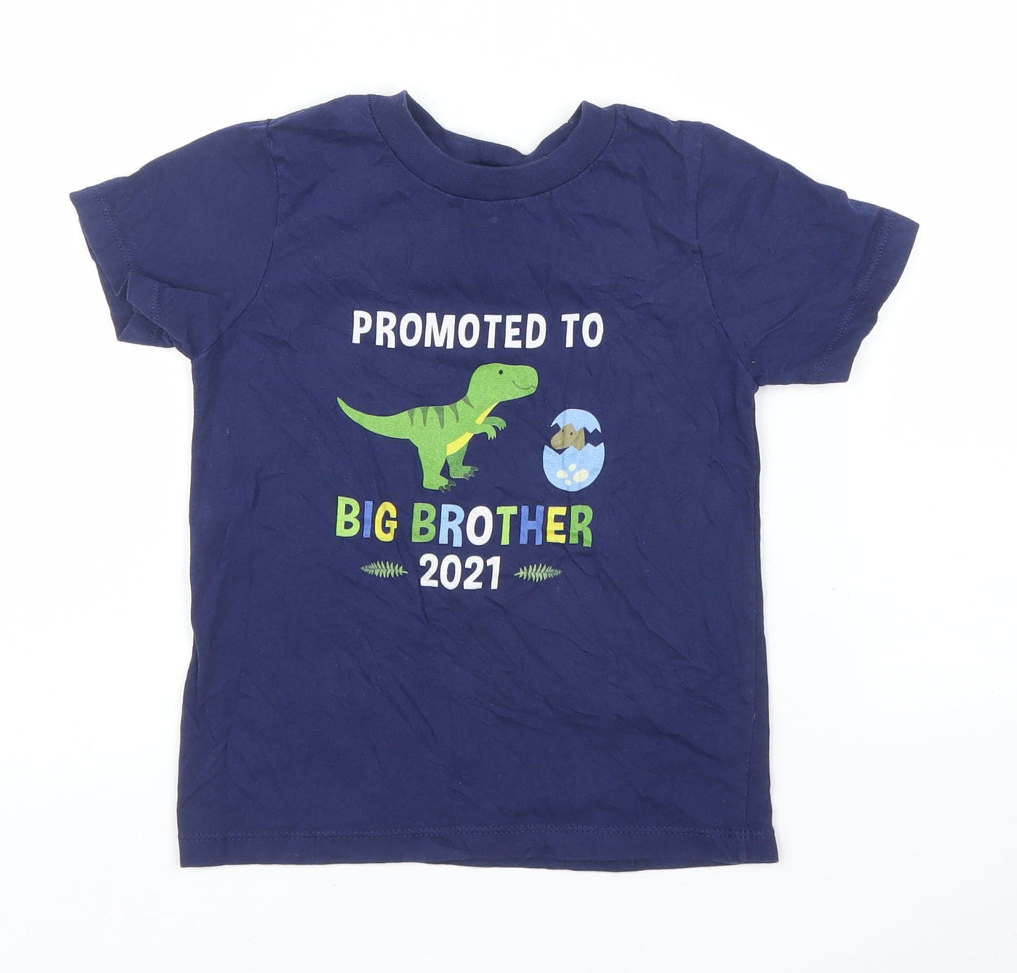 Port & Company Boys Blue   Basic T-Shirt Size 3 Years
