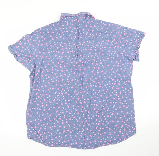 Matalan Womens Blue   Basic Blouse Size L  - PJ top
