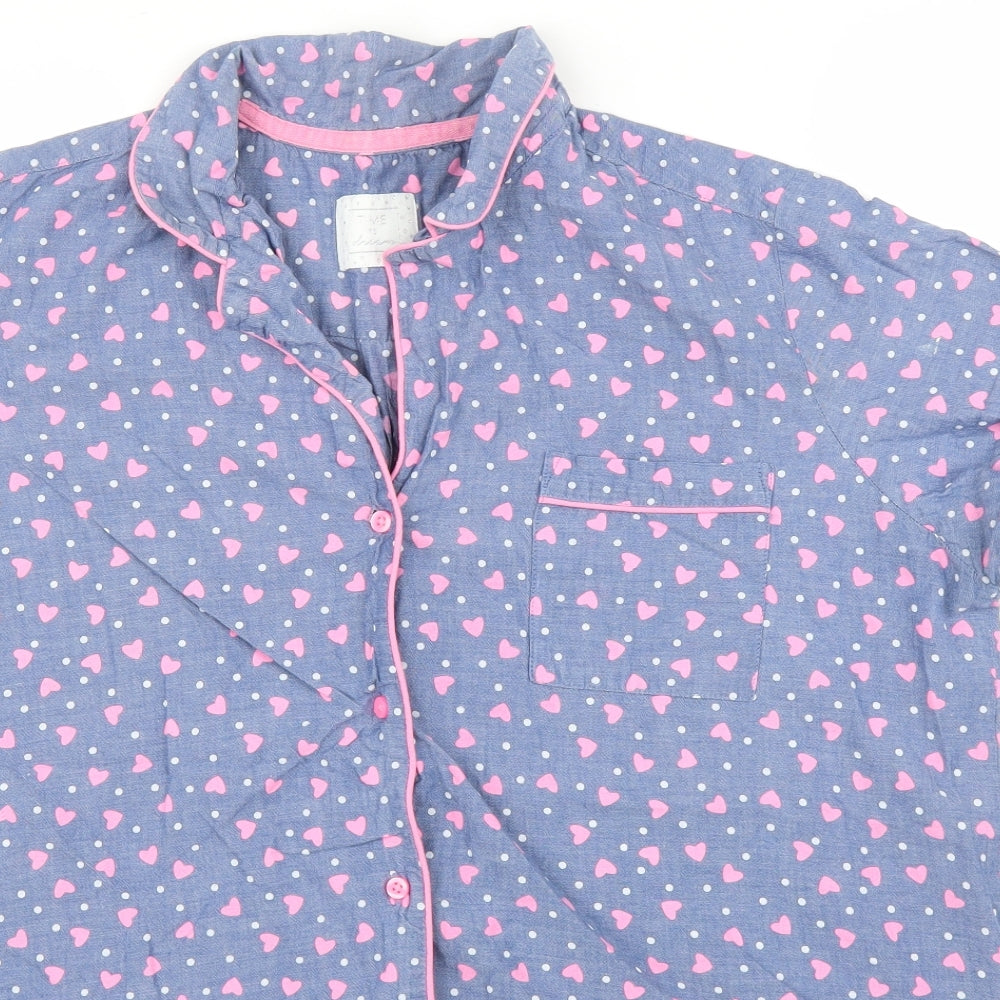 Matalan Womens Blue   Basic Blouse Size L  - PJ top