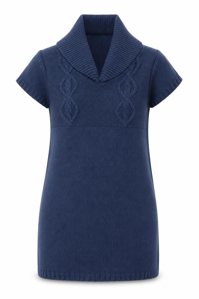 Womens UK Size M ESMARA Blue Tunic Jumper
