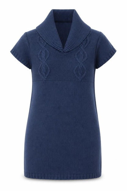 Womens UK Size M ESMARA Blue Tunic Jumper