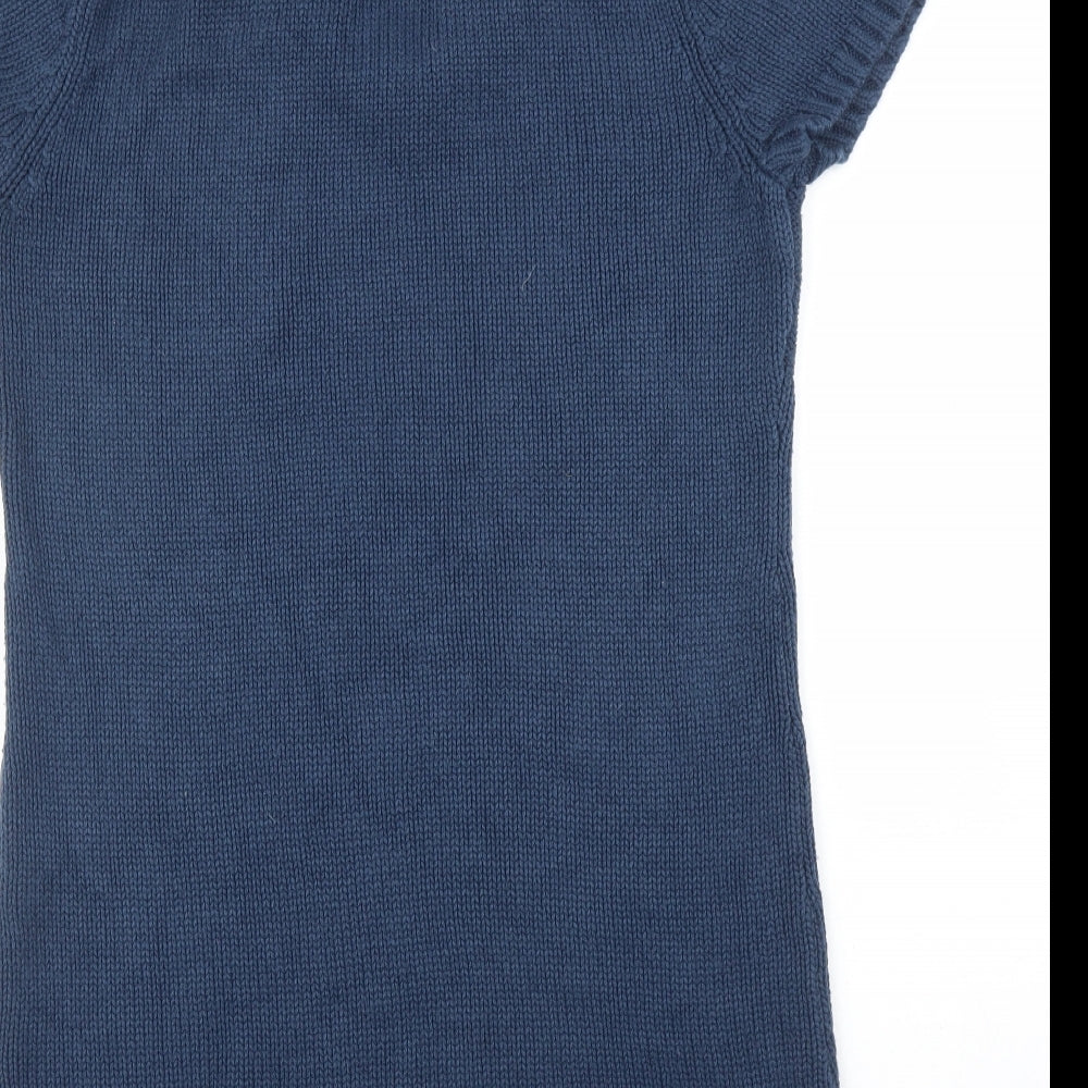Womens UK Size M ESMARA Blue Tunic Jumper