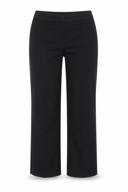 Front view of F&F women’s black trousers, size UK 14, 31-inch leg