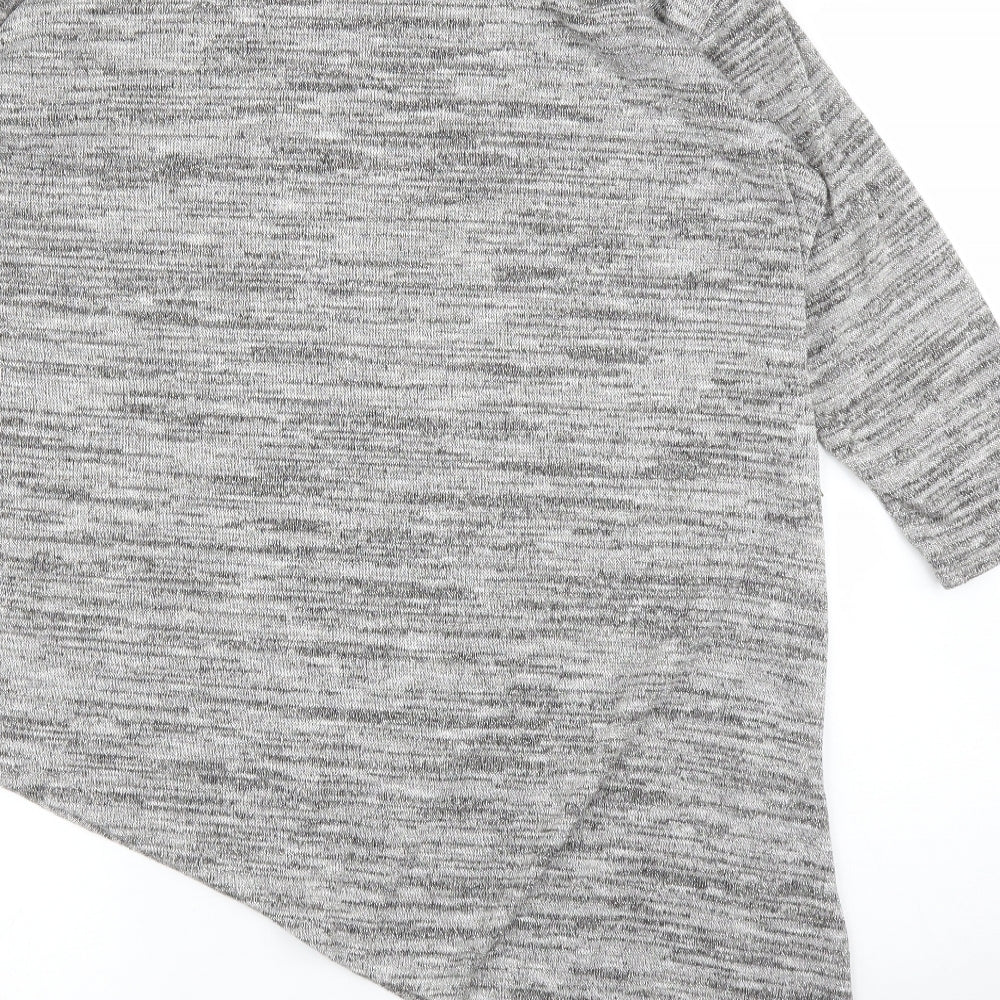 Womens UK Size 16 Quiz Grey Pullover Jumper