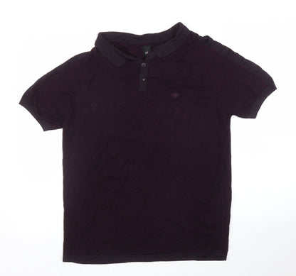 River Island Mens Purple    Polo Size XL