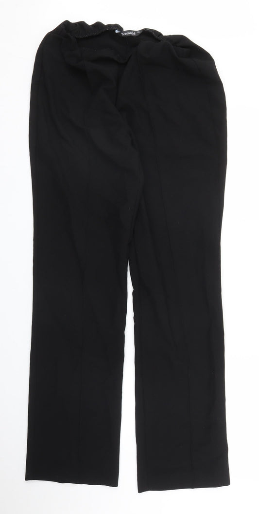 Bonmarché Womens Black   Trousers  Size 12 L31 in