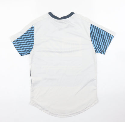 Back view of Beck & Hersey boys’ blue basic t-shirt, size 9, years