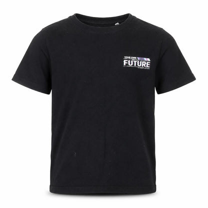 Front view of Debenhams boys’ black basic t-shirt, size 10, years