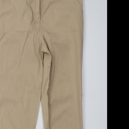 George Womens Beige   Trousers  Size 10 L29 in
