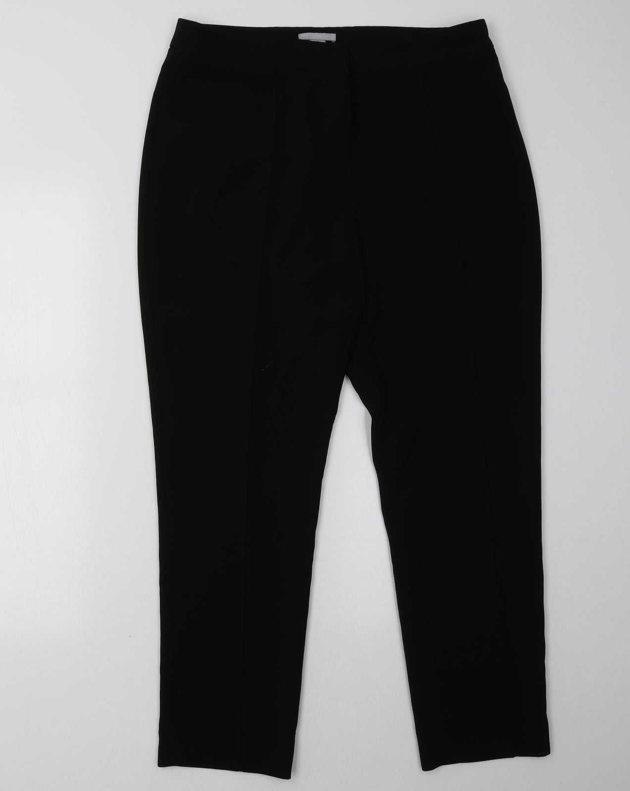 Womens UK Size 12 H&M Regular Fit  Black Trousers