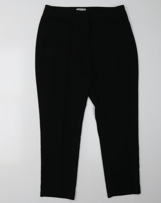 Womens UK Size 12 H&M Regular Fit  Black Trousers
