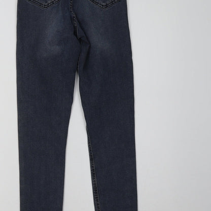 Topshop Womens Grey   Skinny Jeans Size 26 L32 in