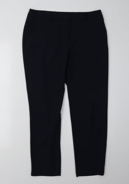 Womens UK Size 10 Dorothy Perkins Regular Fit  Blue Trousers