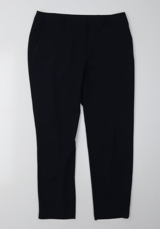 Womens UK Size 10 Dorothy Perkins Regular Fit  Blue Trousers