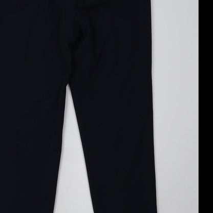 Womens UK Size 10 Dorothy Perkins Regular Fit  Blue Trousers