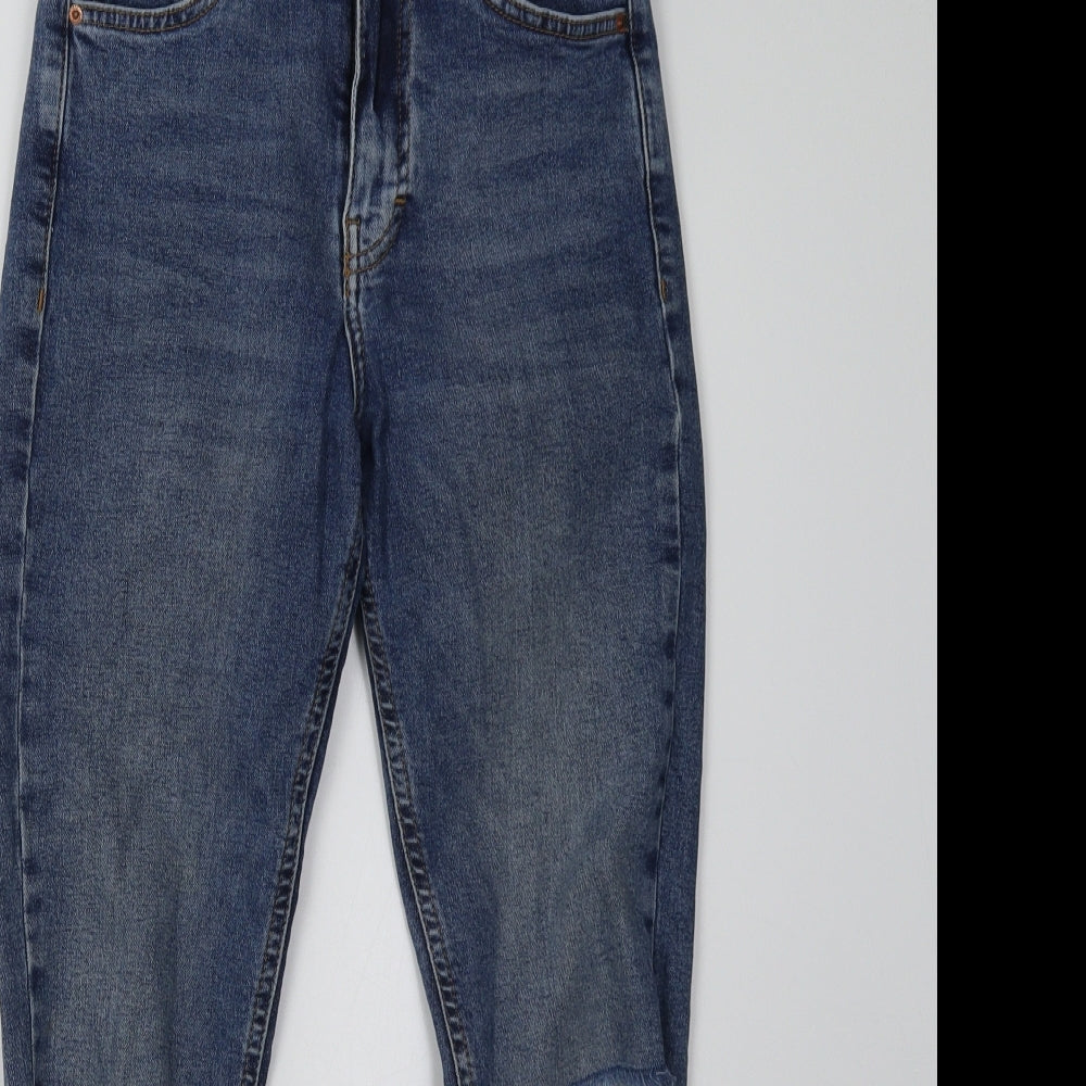 Topshop Womens Blue  Denim Skinny Jeans Size 26 L30 in