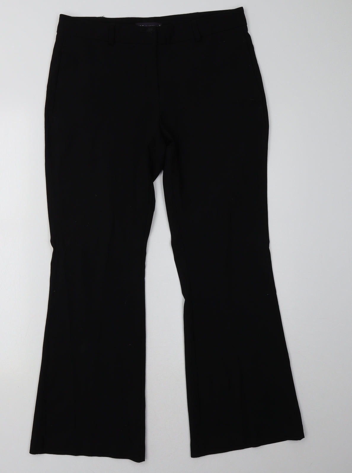 Womens UK Size 12 Marks and Spencer Regular Fit  Black Trousers