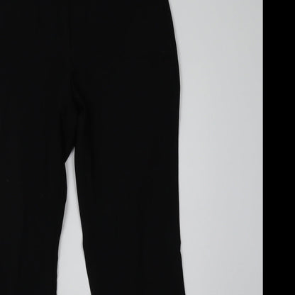Womens UK Size 12 Marks and Spencer Regular Fit  Black Trousers