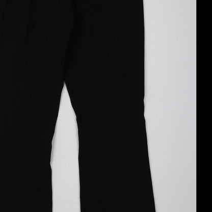 Womens UK Size 12 Marks and Spencer Regular Fit  Black Trousers
