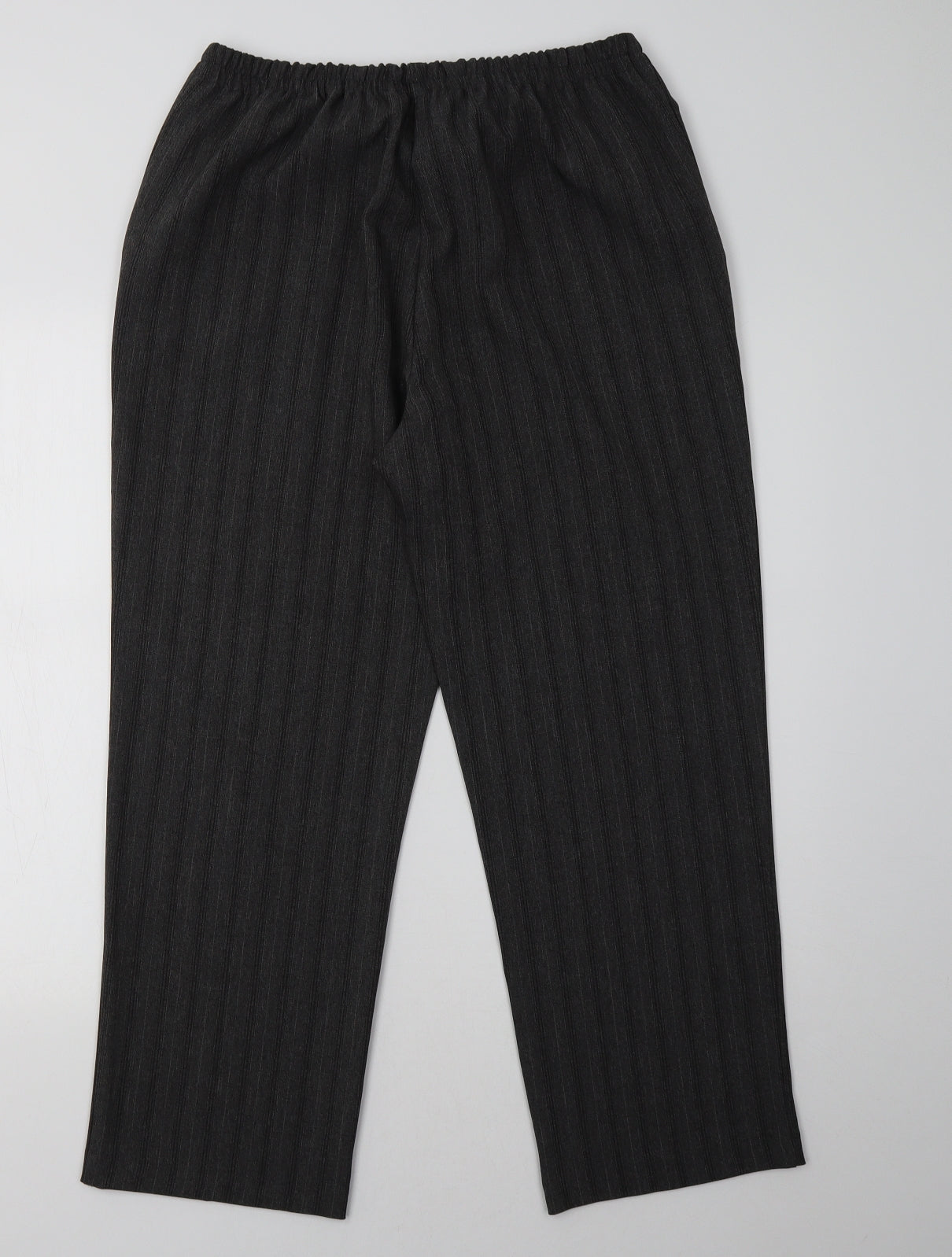 Womens UK Size 18 Preworn Regular Fit  Grey Trousers