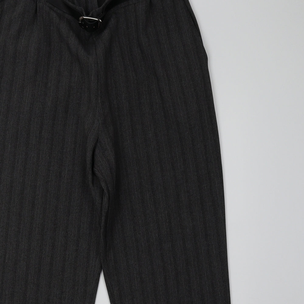 Womens UK Size 18 Preworn Regular Fit  Grey Trousers