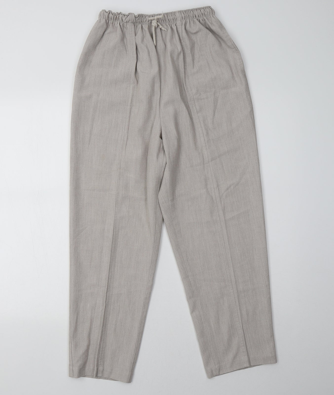 Womens UK Size 14 Joie De Vivre Regular Fit  Beige Trousers